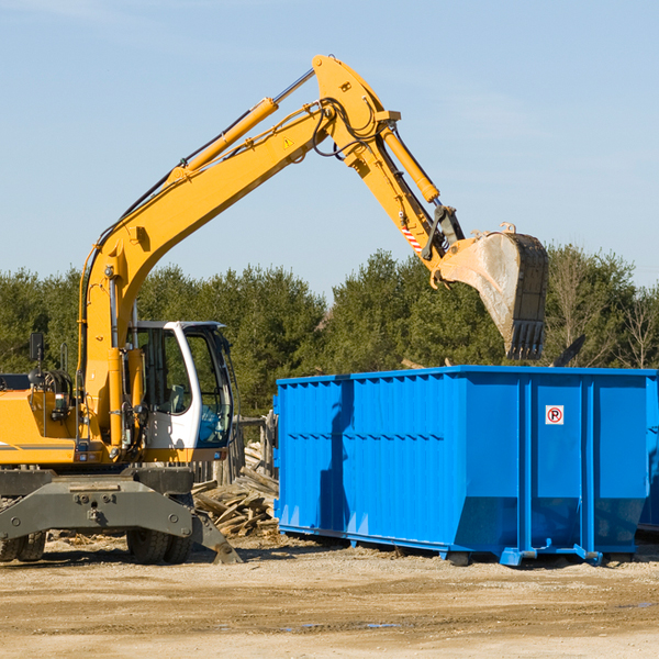 what kind of customer support is available for residential dumpster rentals in Fork